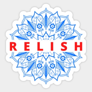 Relish Sticker